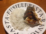Tandoori Mullet With Plain Rice